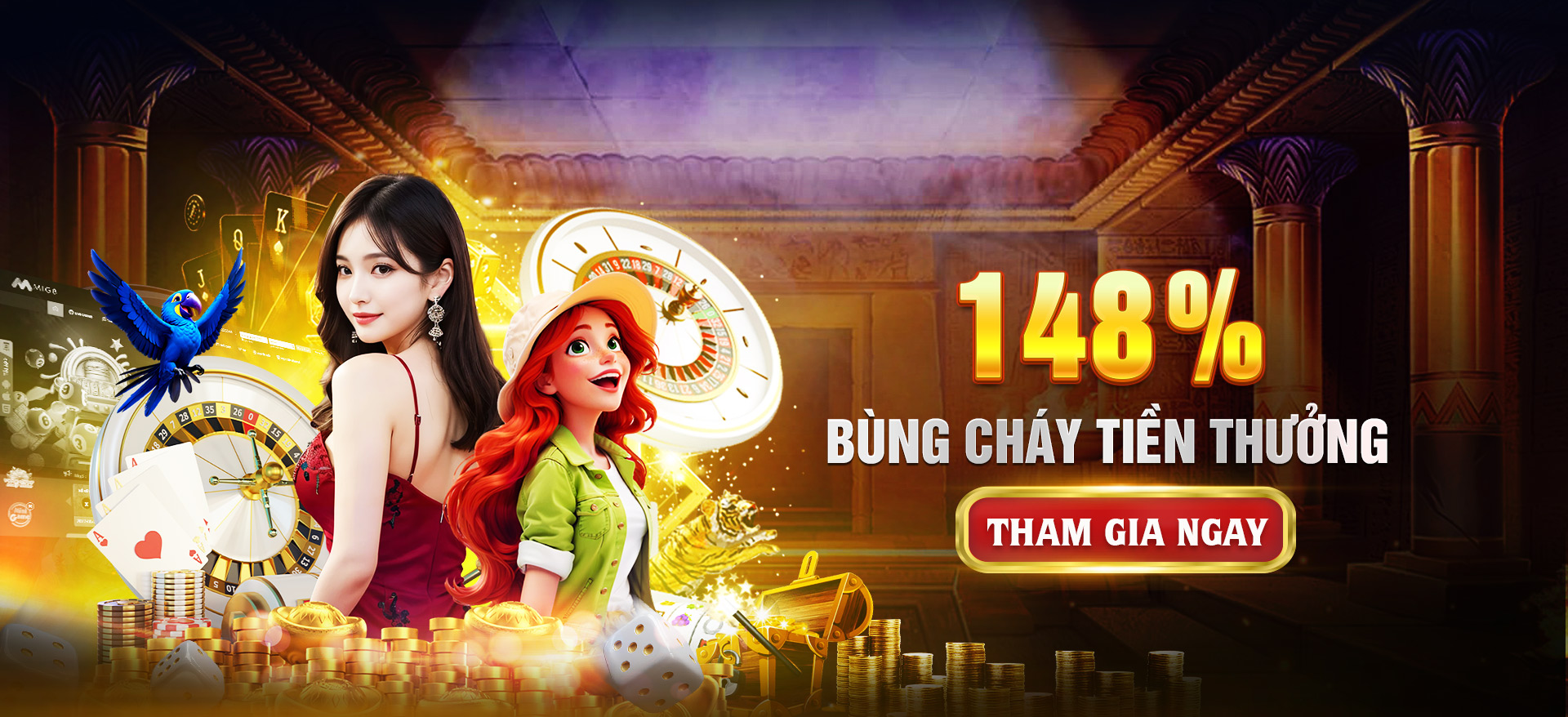 Hình ảnh quảng cáo của daga hiển thị nền tảng và các lợi ích