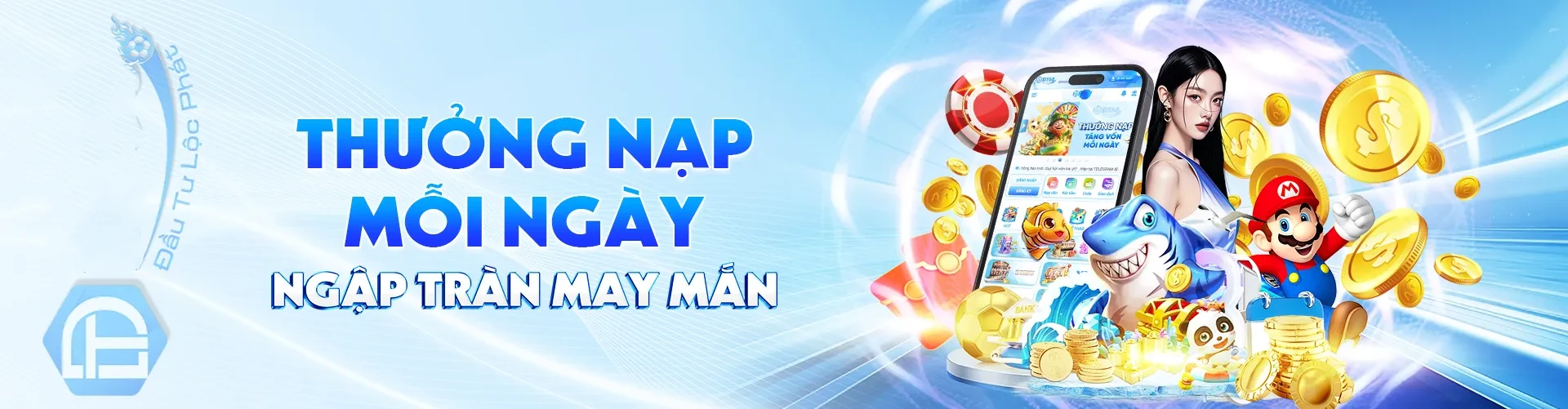Hình ảnh quảng cáo của daga hiển thị nền tảng và các lợi ích
