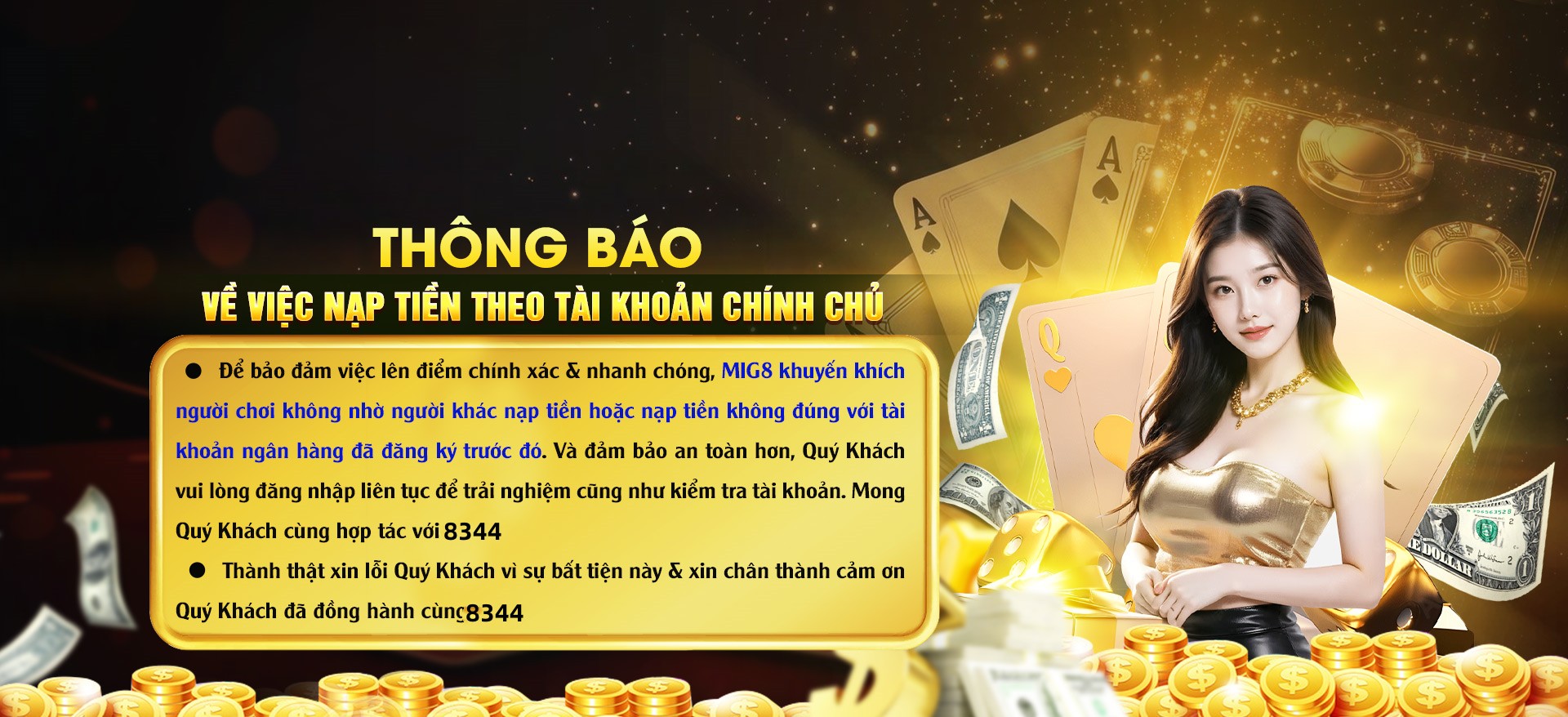 Hình ảnh quảng cáo của daga hiển thị nền tảng và các lợi ích